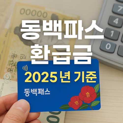 동백패스 환급금