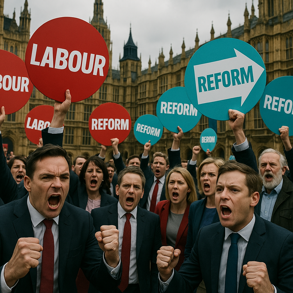 🇬🇧 영국 정치 격변기: 노동당과 리폼당의 치열한 경쟁