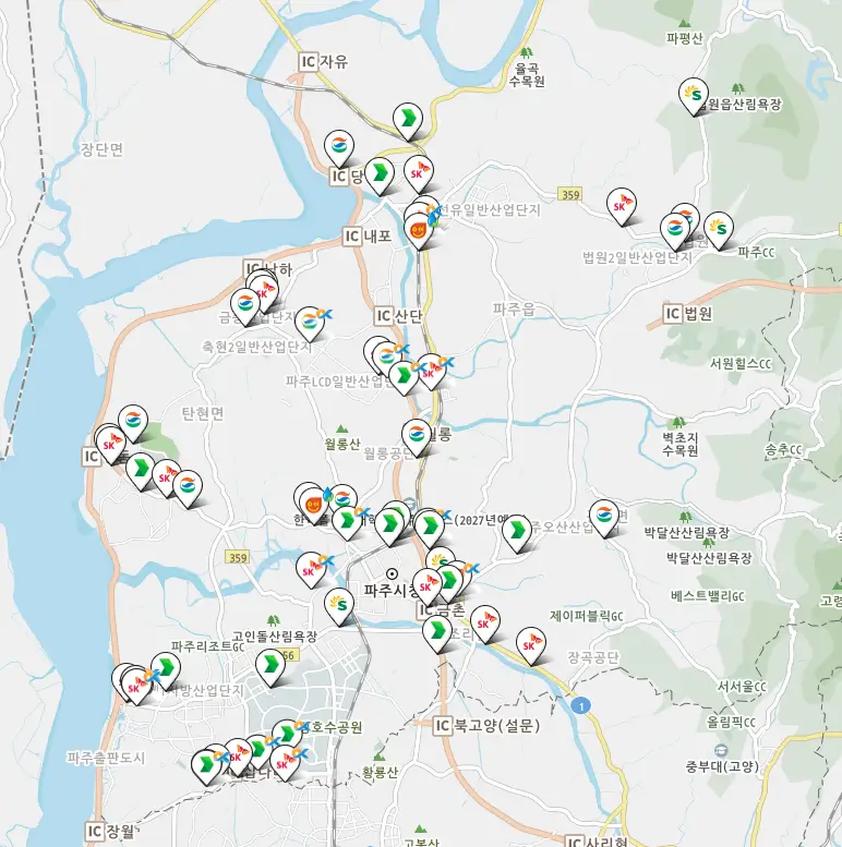 파주시 세차장 위치