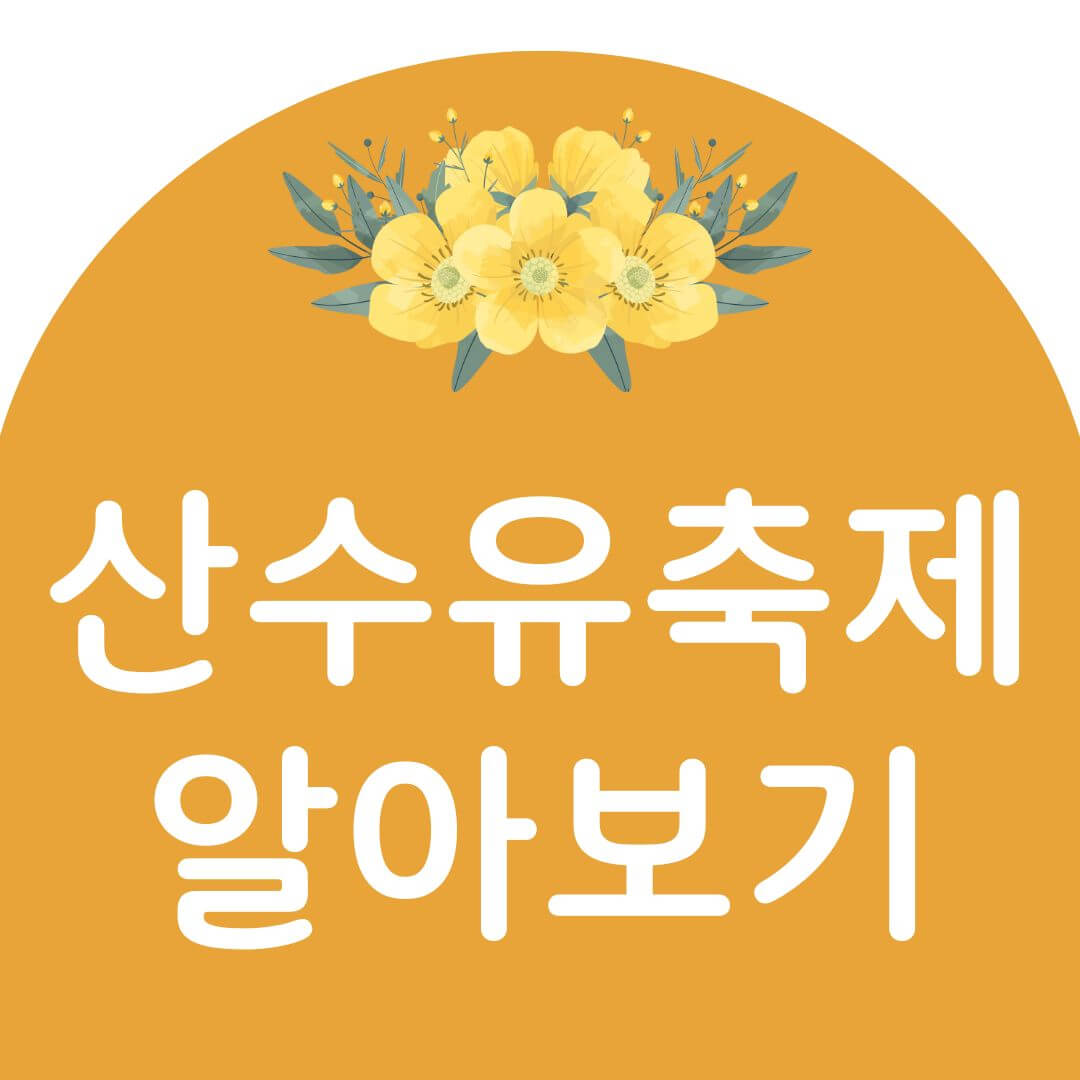 구례 산수유축제 기간