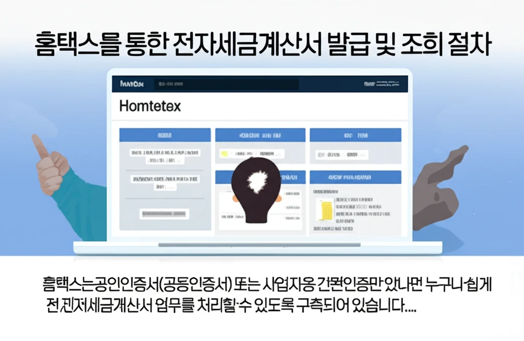 전자세금계산서 발급 후 국세청 전송 ..