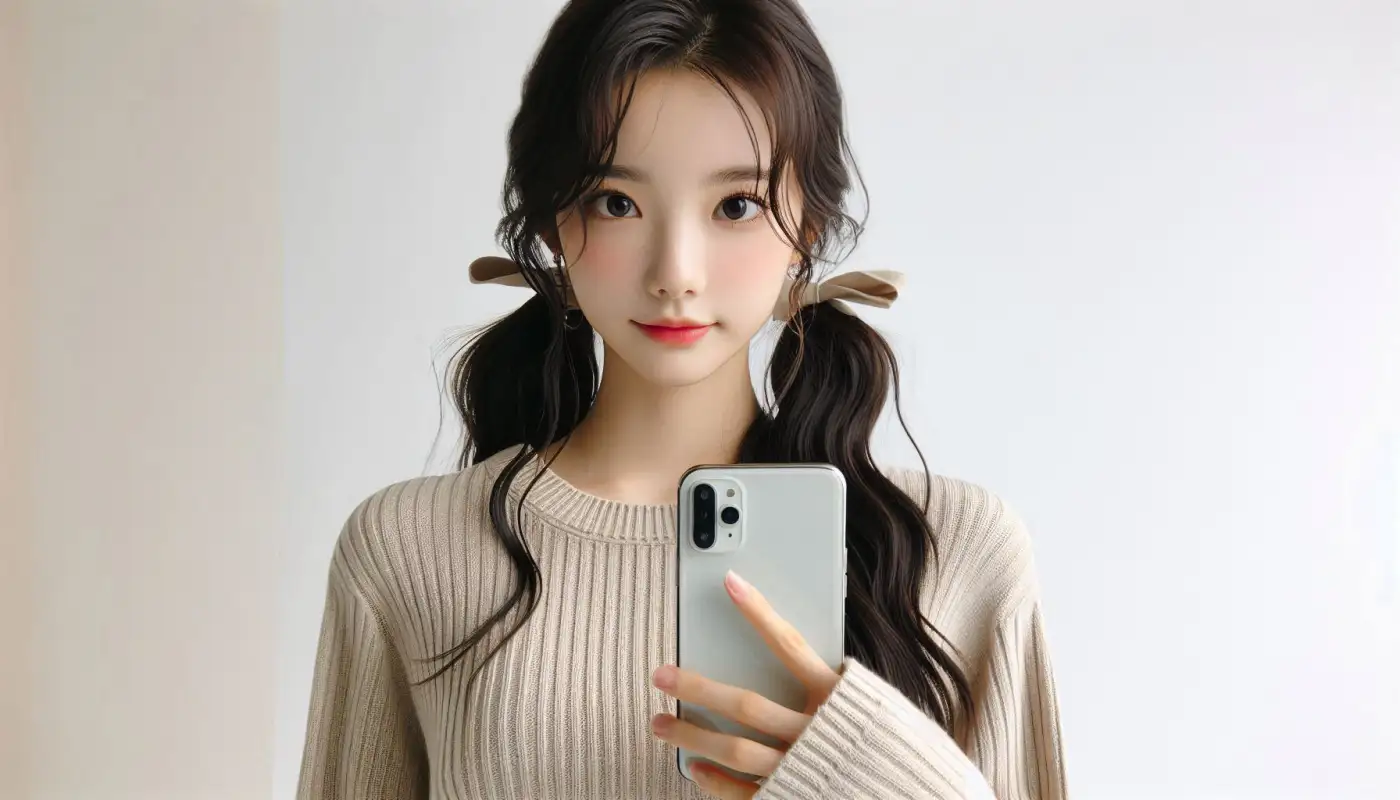 엘지유플러스-익시오-사용법을-활용하는-여성의-모습