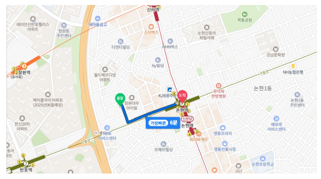 서초잠원동1 위치