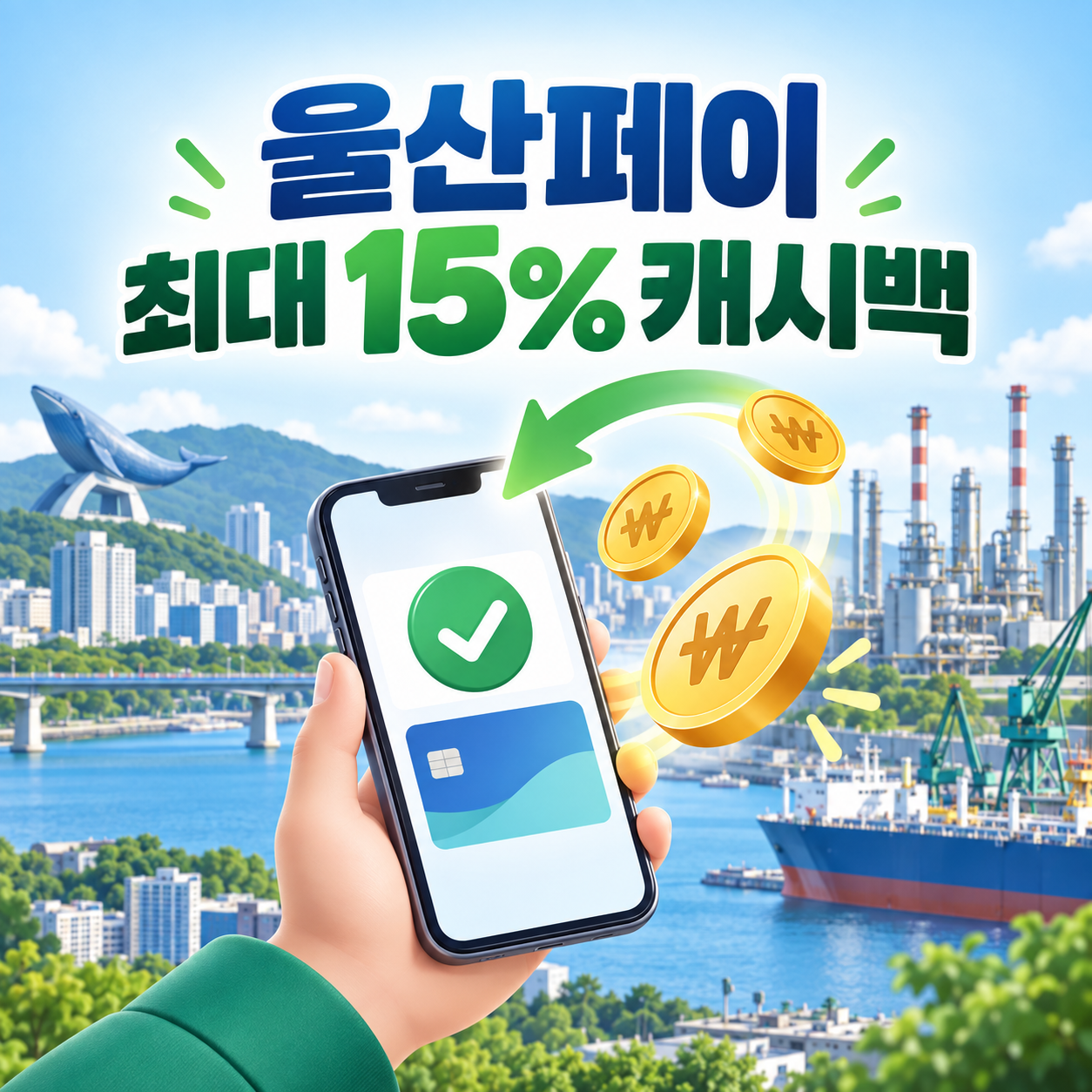 울산페이 15% 캐시백