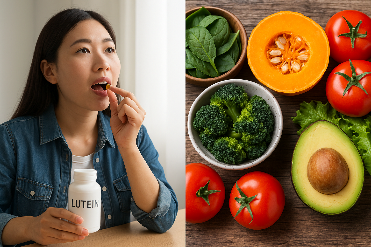눈 건강을 위한 루테인 섭취 타이밍과 음식