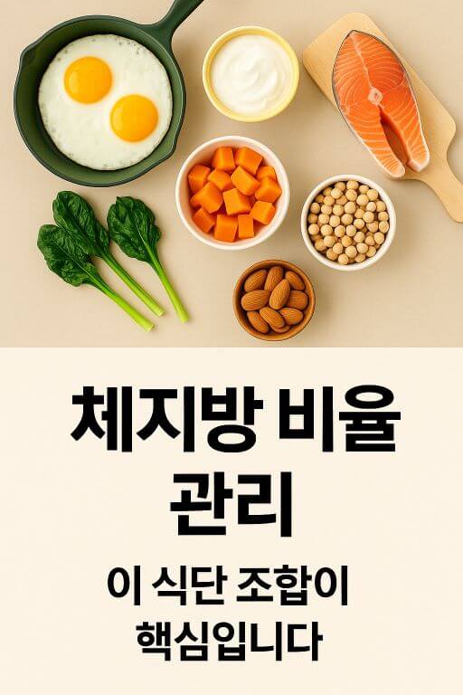 체지방 비율 관리, 이 식단 조합이 핵심입니다