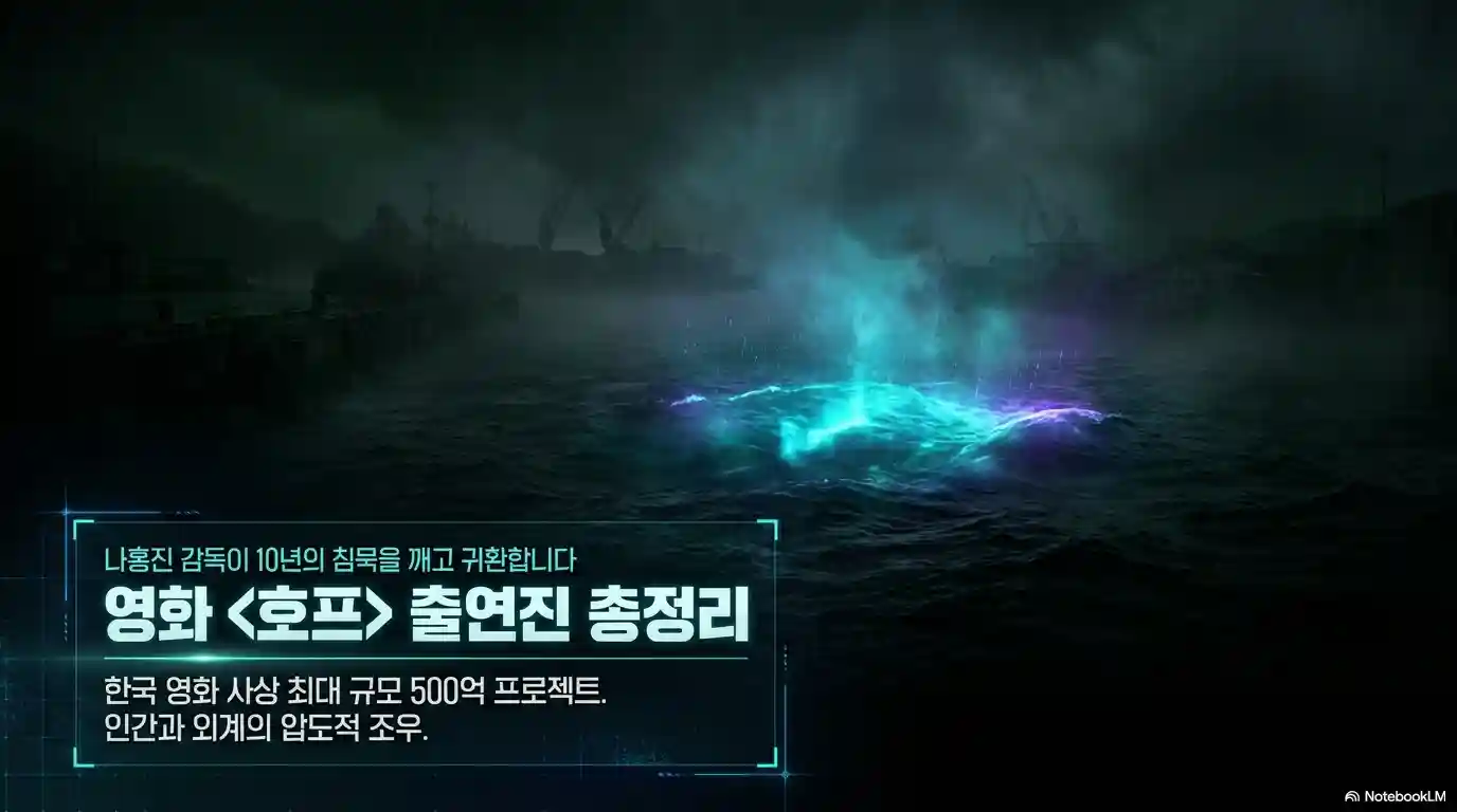 나홍진 감독 10년 만의 신작 영화 호프 출연진 총정리