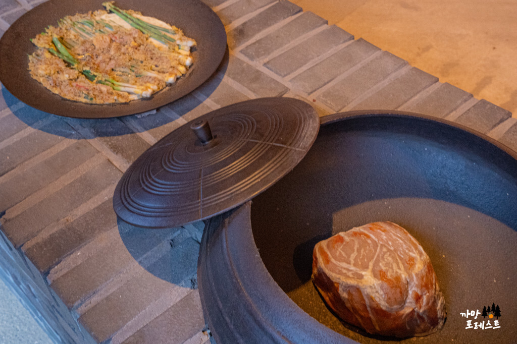 화성행궁 음식 조형물