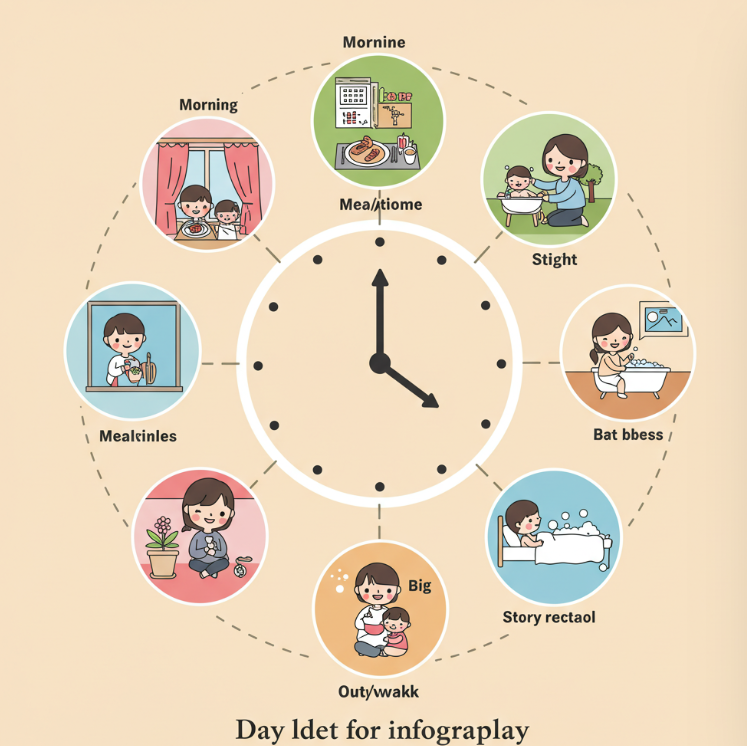 하루 루틴별 말놀이 아이디어