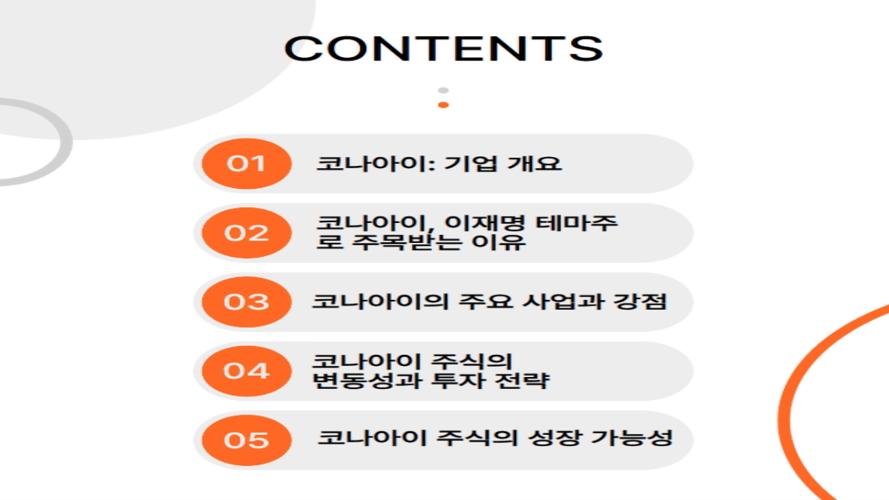 이재명 테마주 코나아이
