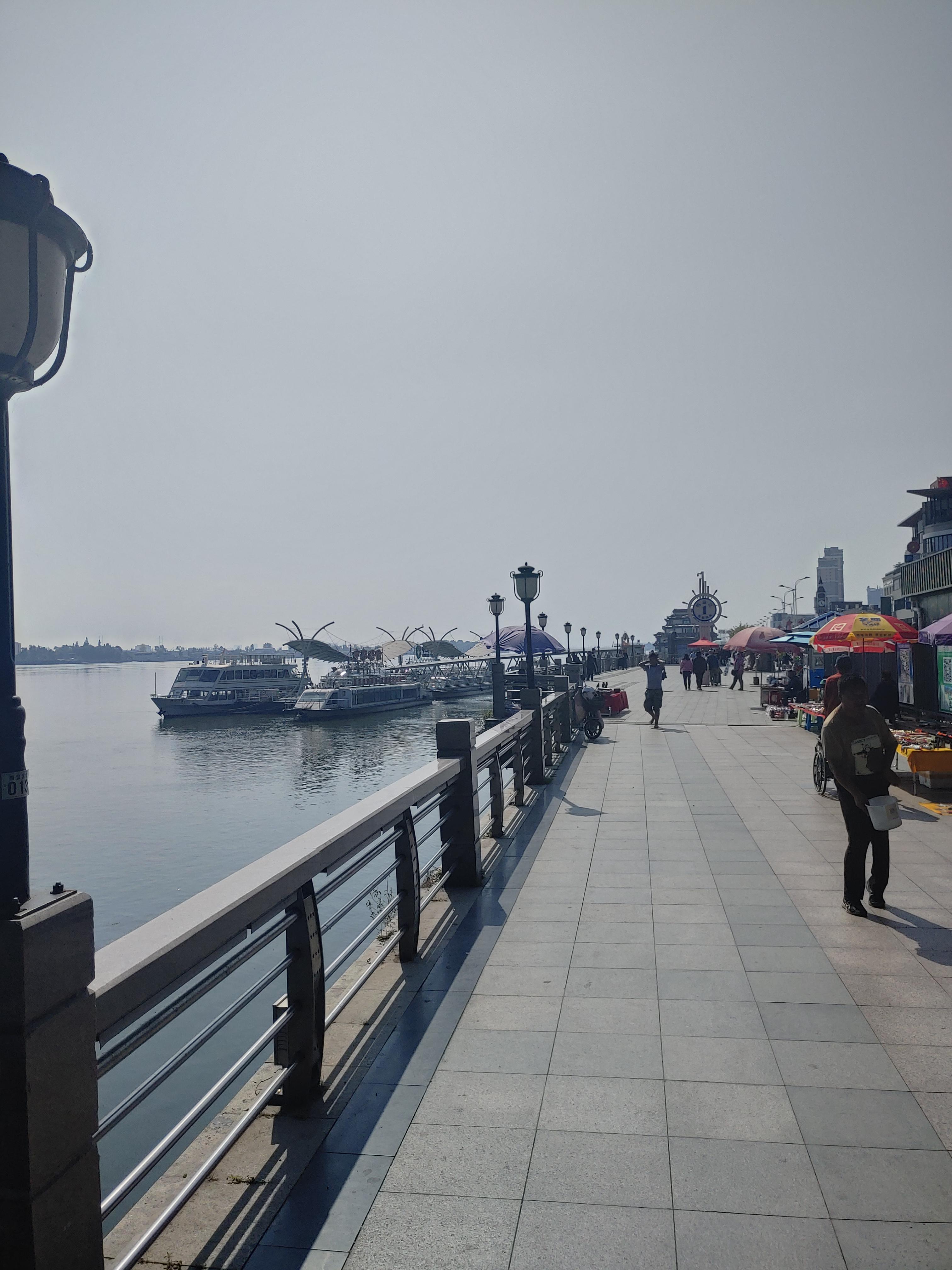 압록강 풍경 사진