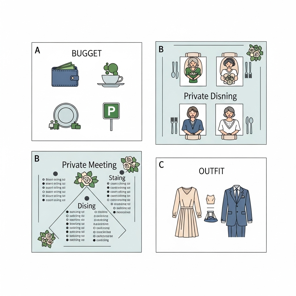 예산&middot;좌석&middot;복장