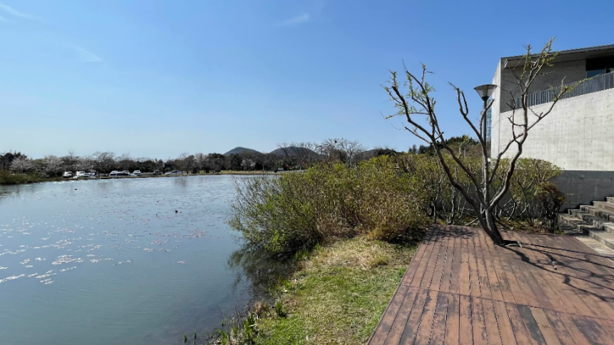 본테 박물관 대형 연못