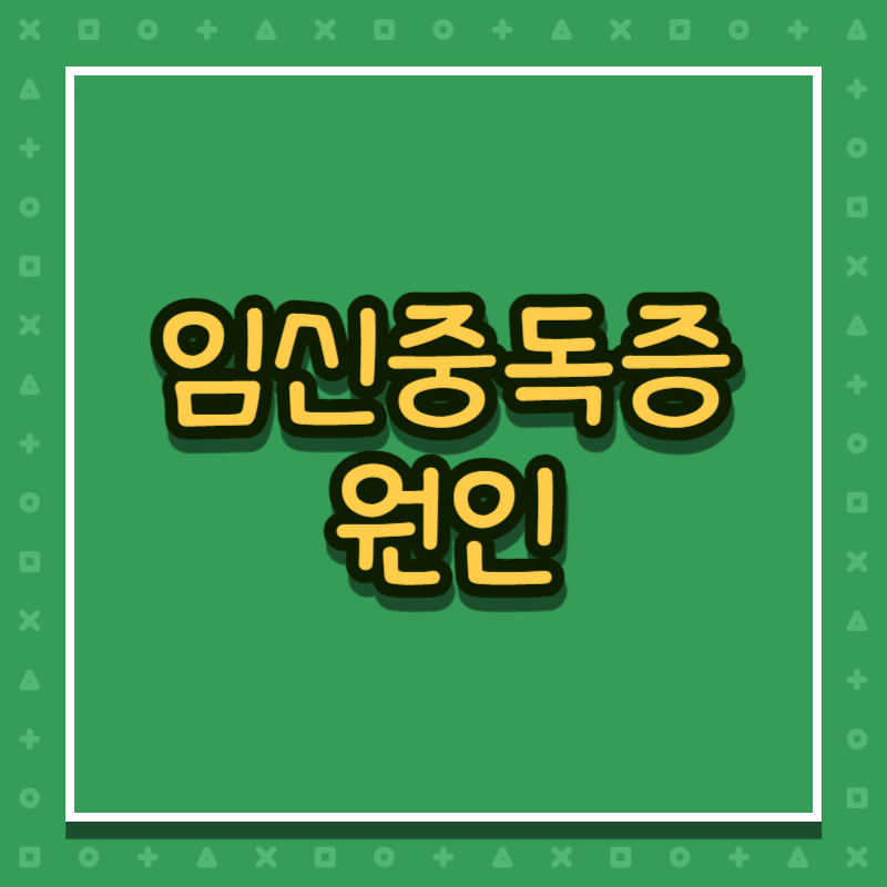 임신중독증 원인