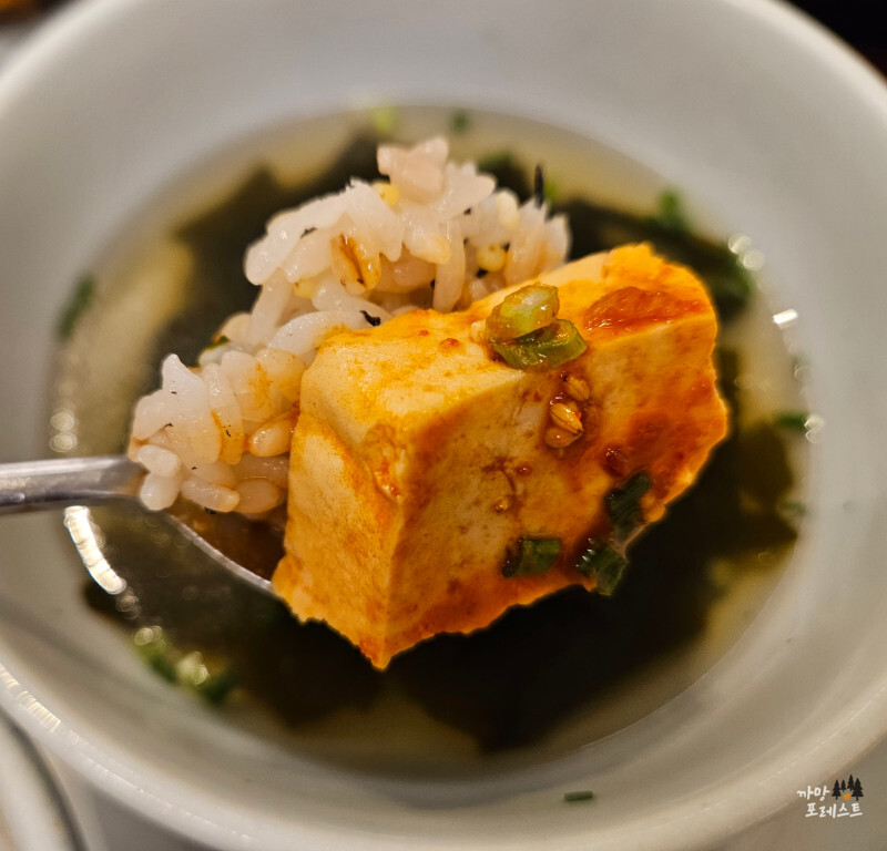 중문 고집돌우럭 두부