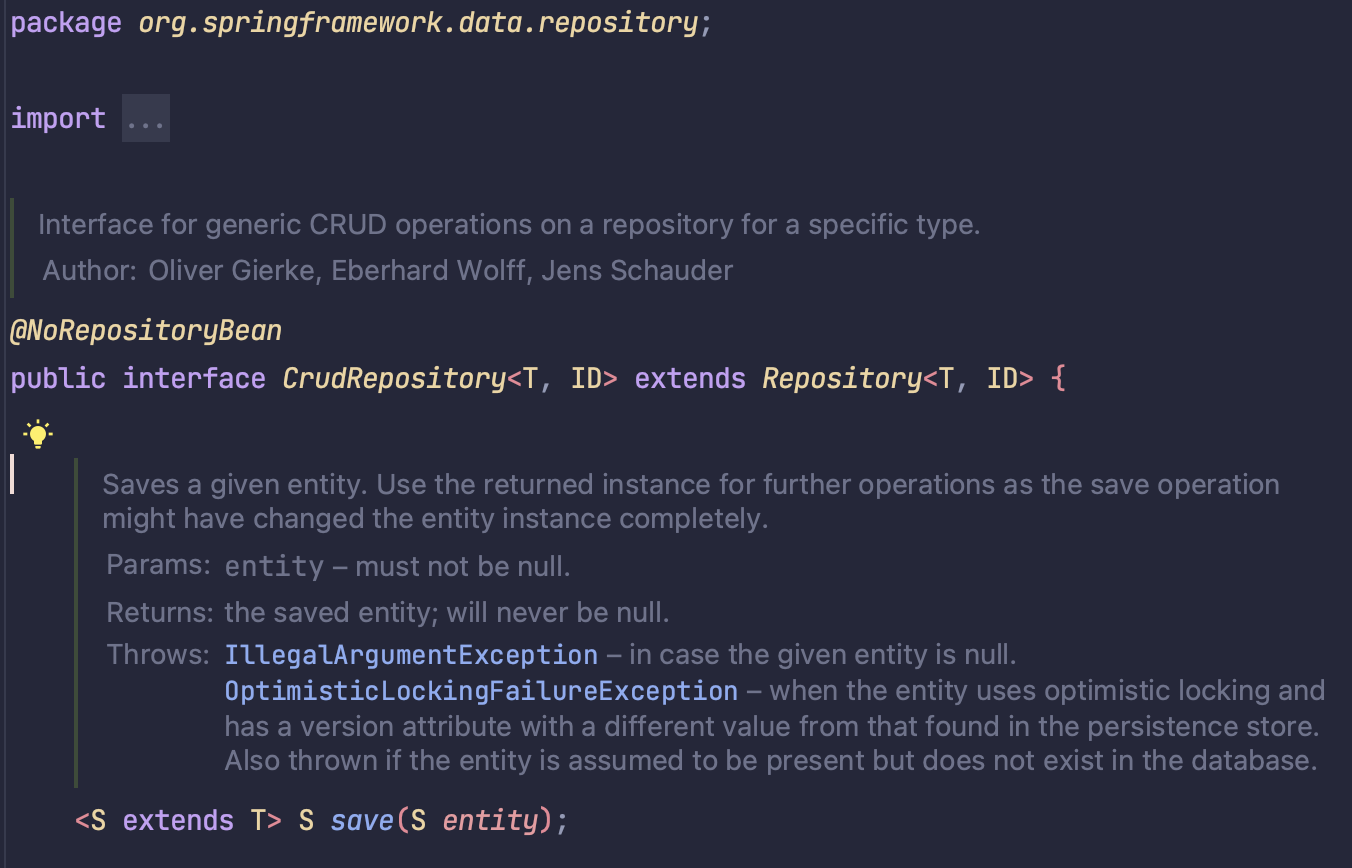 CrudRepository