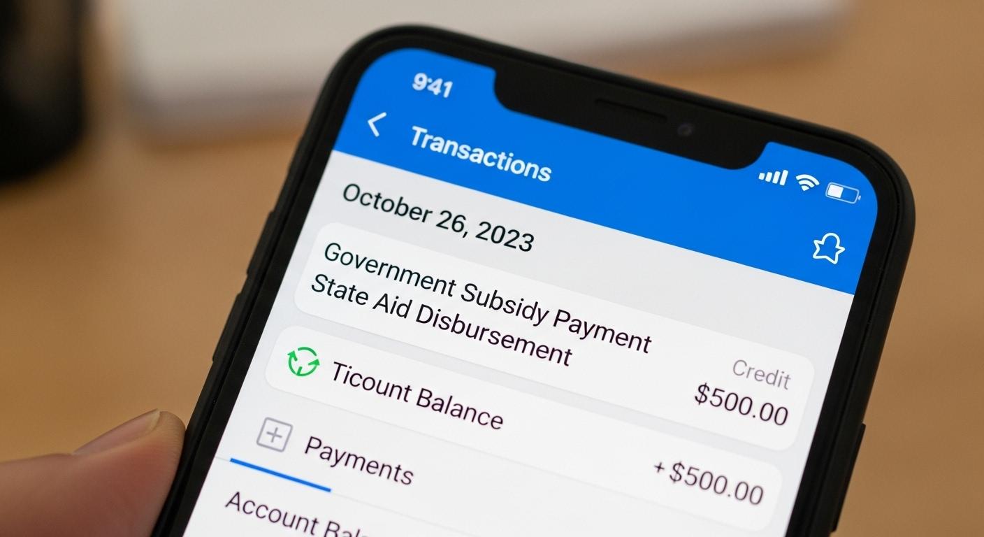 정부보조금지급날짜