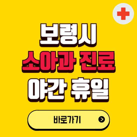 보령시 야간 소아과 진료병원 찾기 ❘ 24시 일요일 주말 연휴 응급진료 추천 잘하는 곳