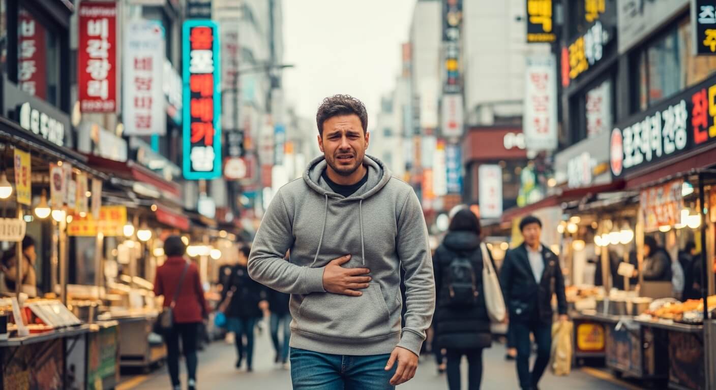 왼쪽 갈비뼈 아래 통증