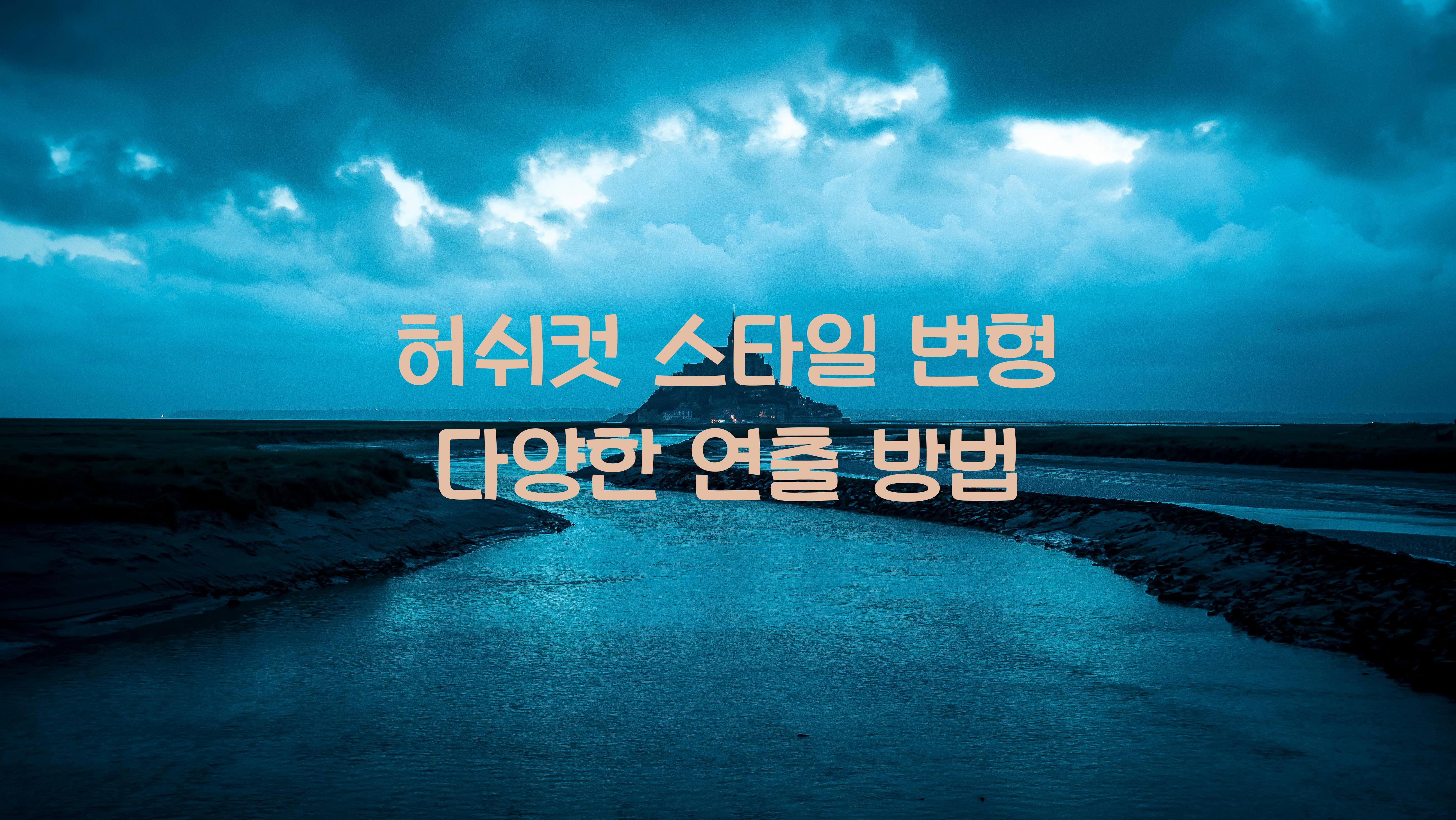 허쉬컷 스타일 변형