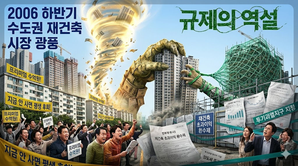 2006년 하반기 수도권 재건축 시장의 광풍과 규제의 역설