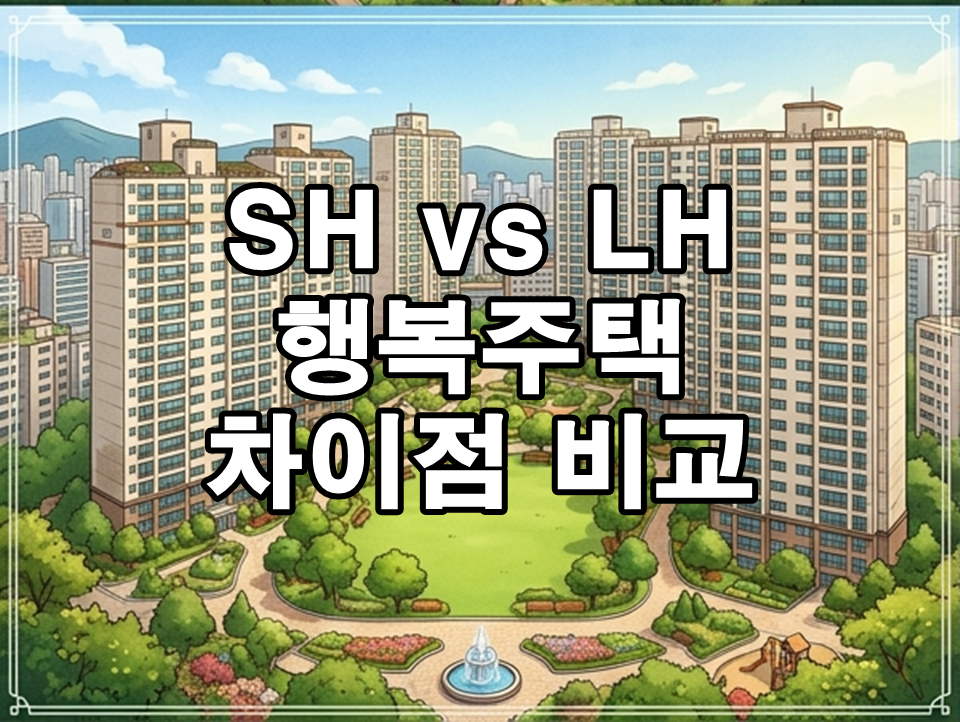 SH vs LH 행복주택 자격 조건 및 핵심 차이점 완벽 정리