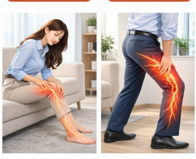 다리 저려하는 사진