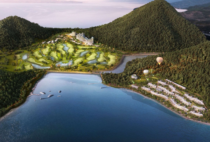 여수 무술목 관광단지 조감도