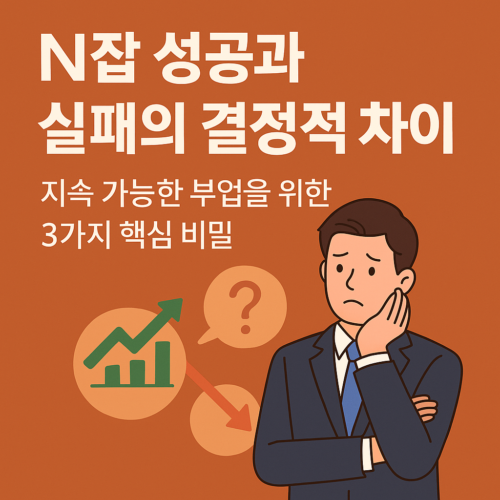 N잡 성공과 실패의 결정적 차이, 지속 가능한 부업을 위한 3가지 핵심 비밀