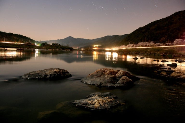 섬진강 야경 관련 사진