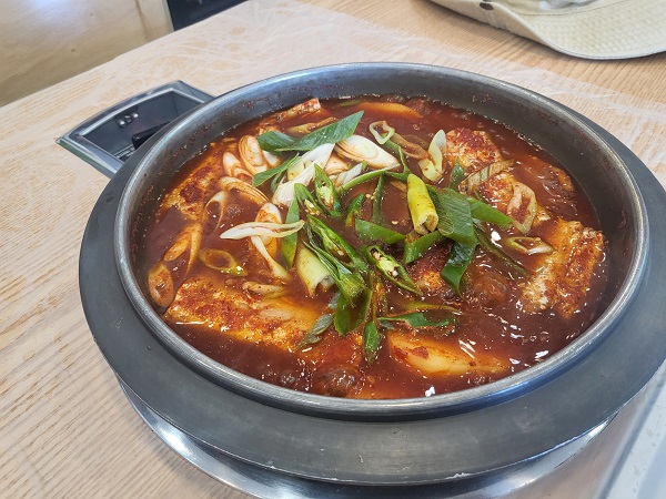 거문도섬 해오름식당 갈치조림 2인분