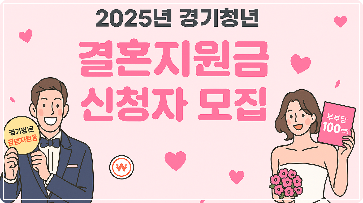 경기청년 결혼지원금 신청자 모집
