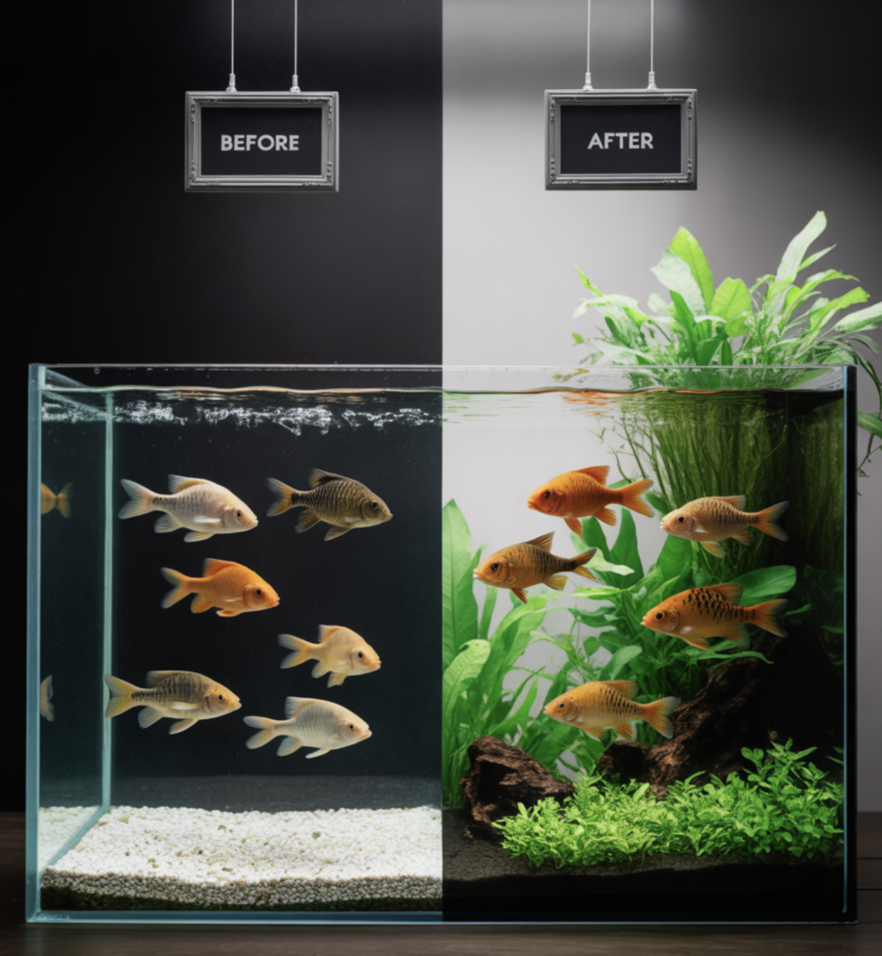 어항 - &amp;#39;놀이터&amp;#39;가 좁으면 싸움이 나요