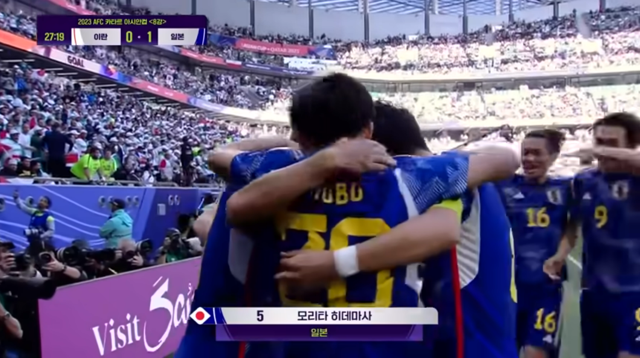 아시안컵 8강전 손흥민 프리킥 분석