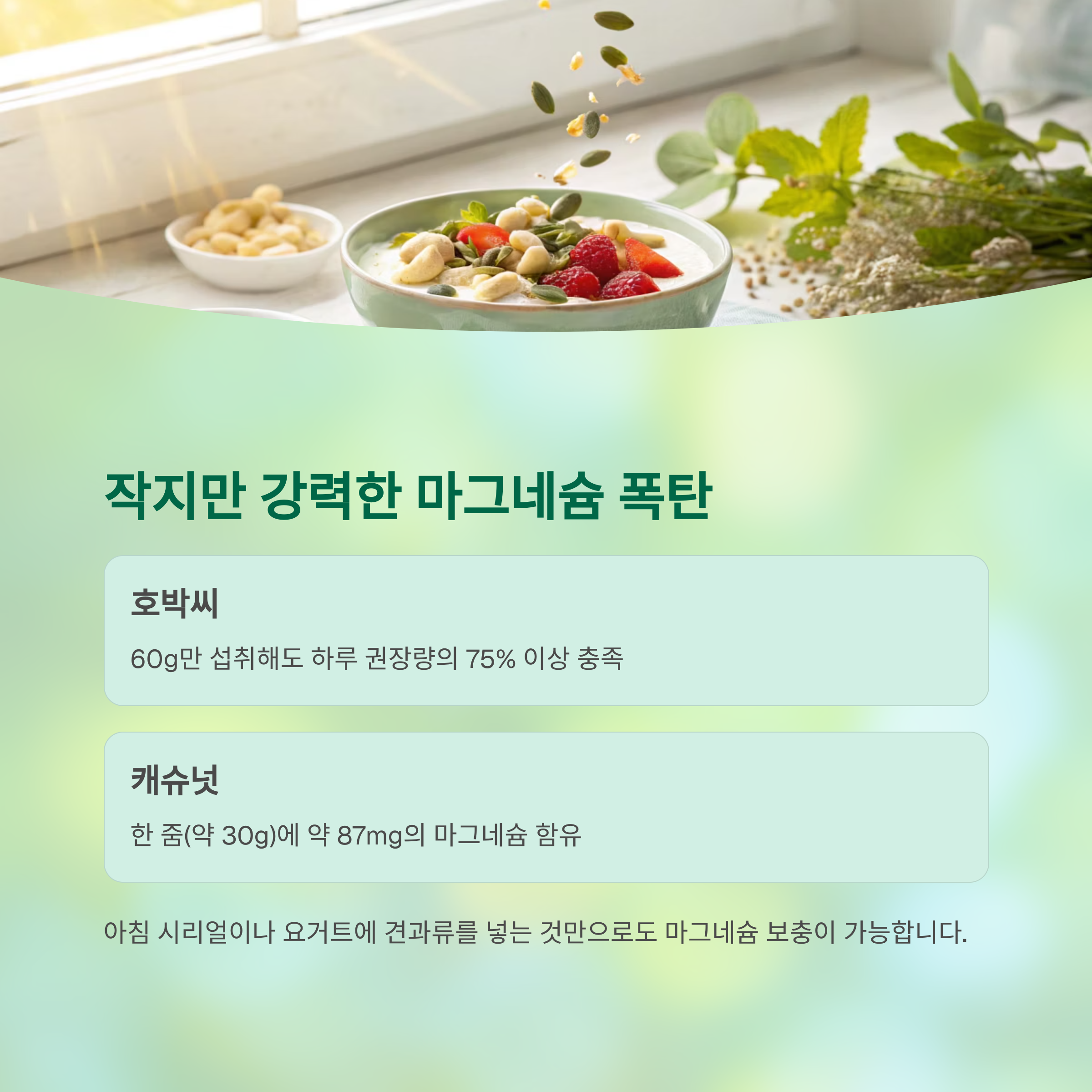 작지만 강력한 마그네슘 폭탄