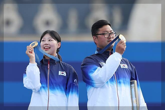 임시현 김우진 금메달, 2024 파리 올림픽 혼성 단체전 금메달