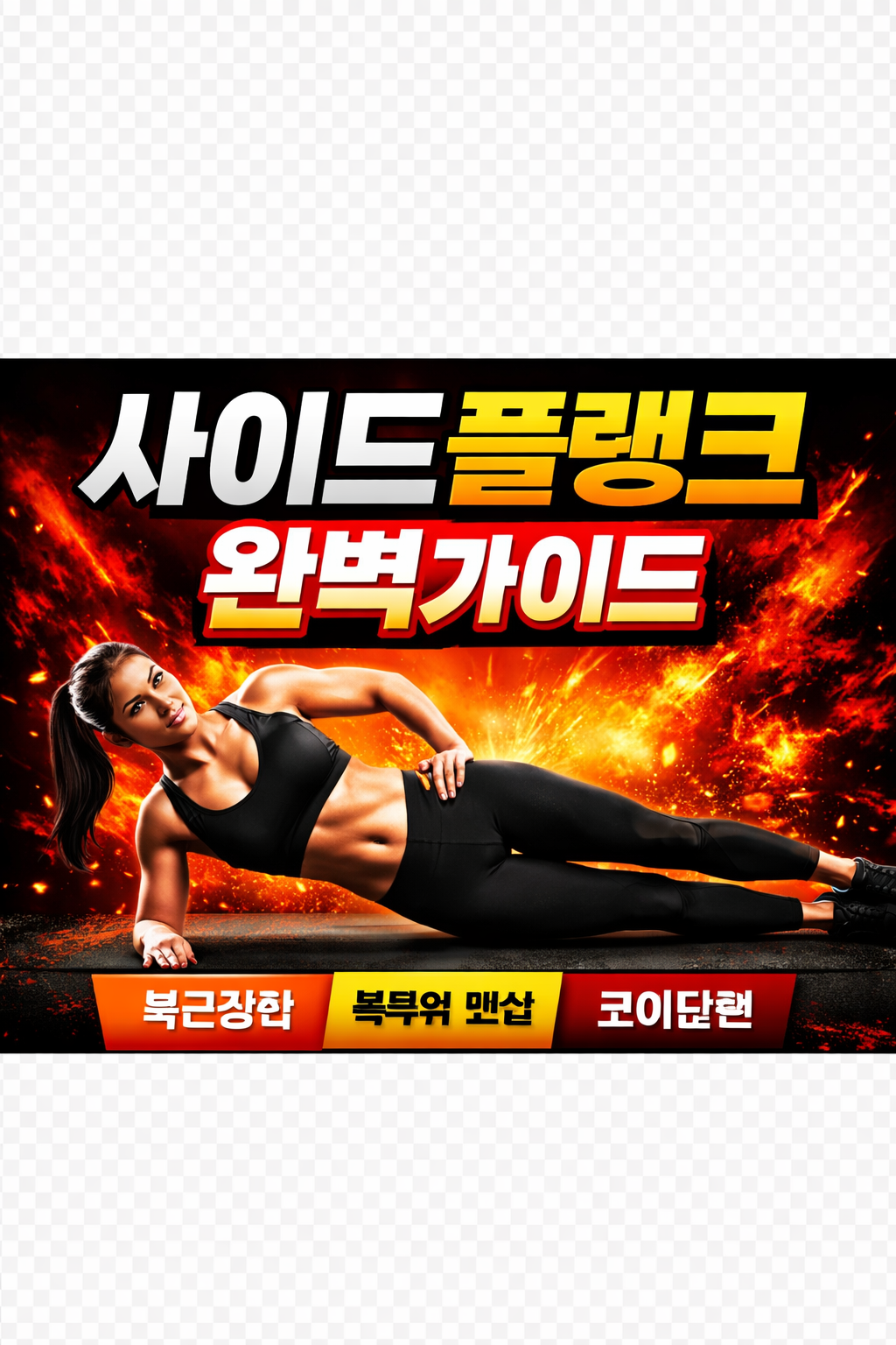 사이드플랭크 운동방법 완전 가이드: