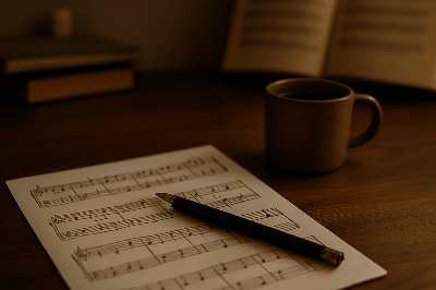 절대음감과 상대음감, 악보 이미지