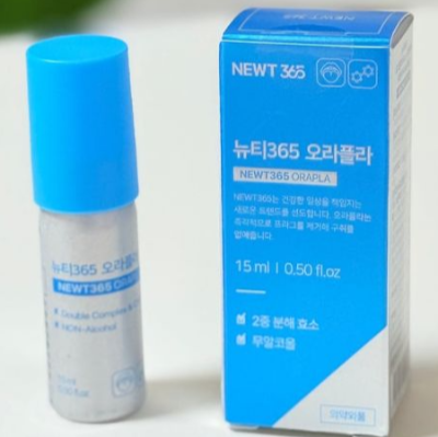 뉴티365 오라플라 백태 제거 구강 스프레이 추천