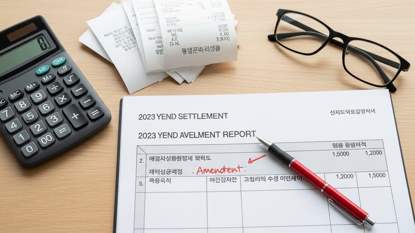 연말정산 수정신고 방법