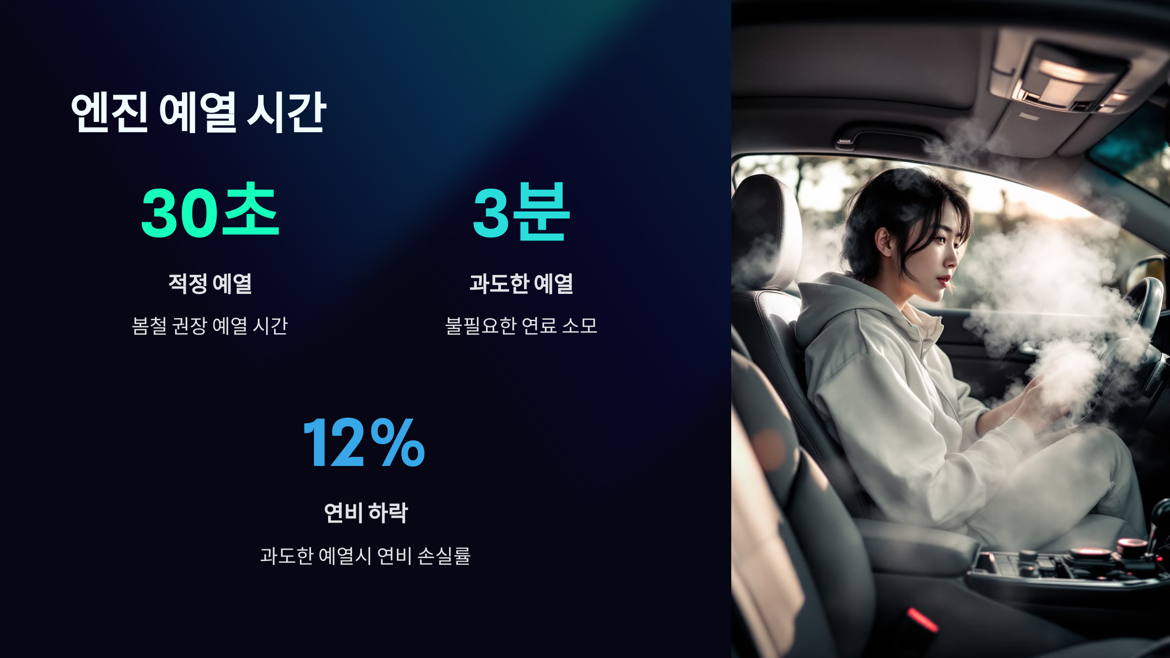 엔진 예열 시간