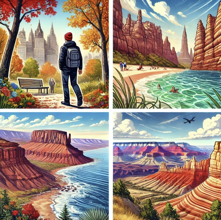 미국 동부와 서부 여행 사진