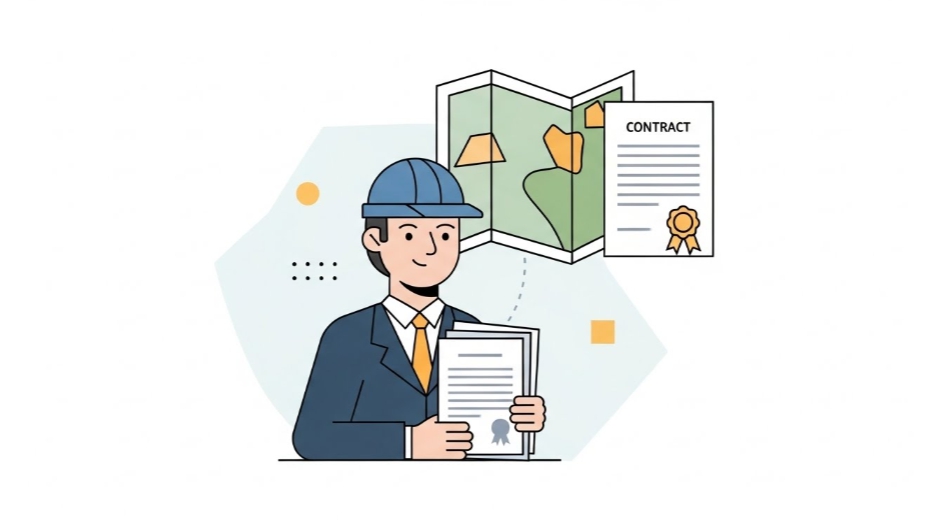 ✅ 1단계: 토지 매매 계약 체결