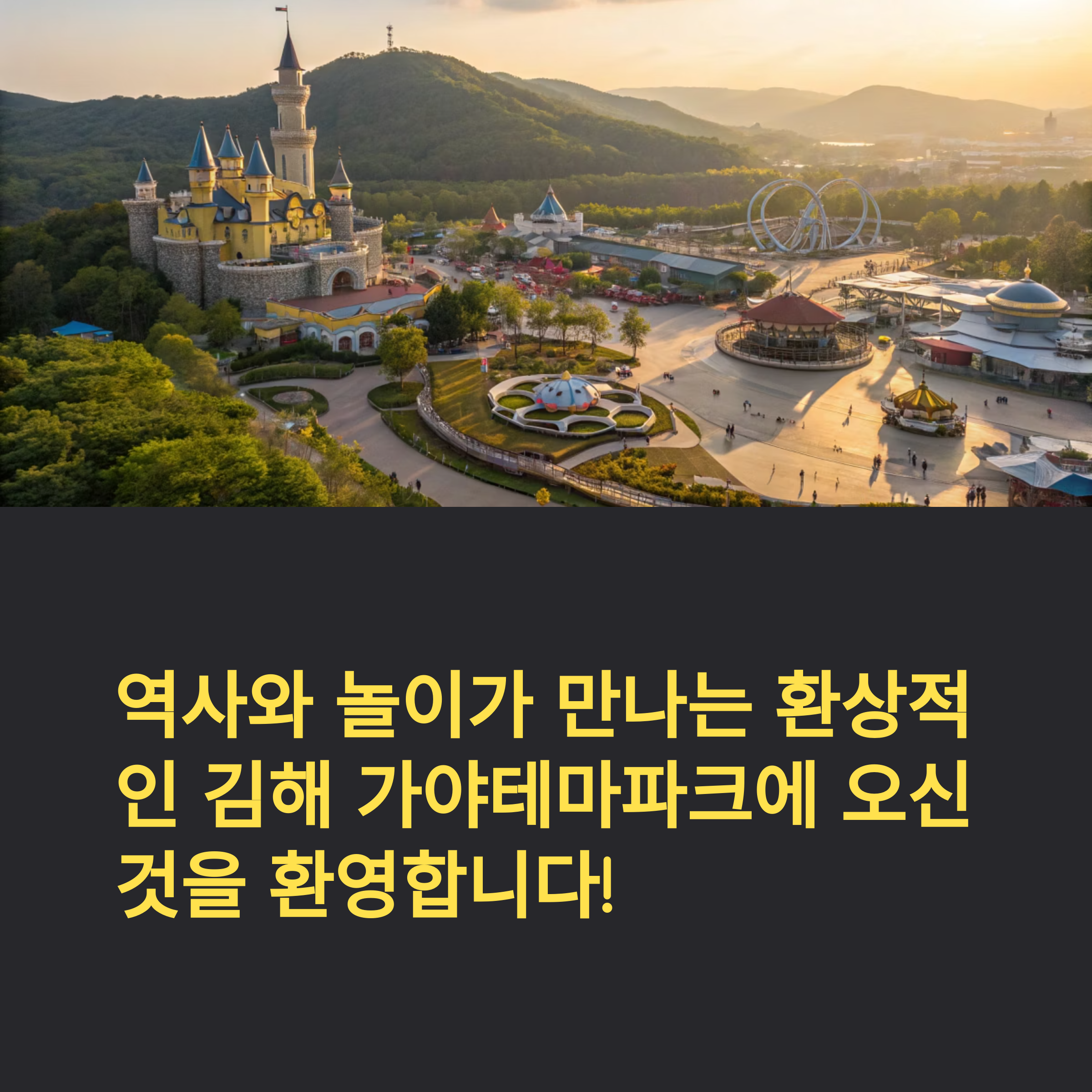 김해 가야테마파크, 역사와 놀이가 함께하는 체험형 문화공원