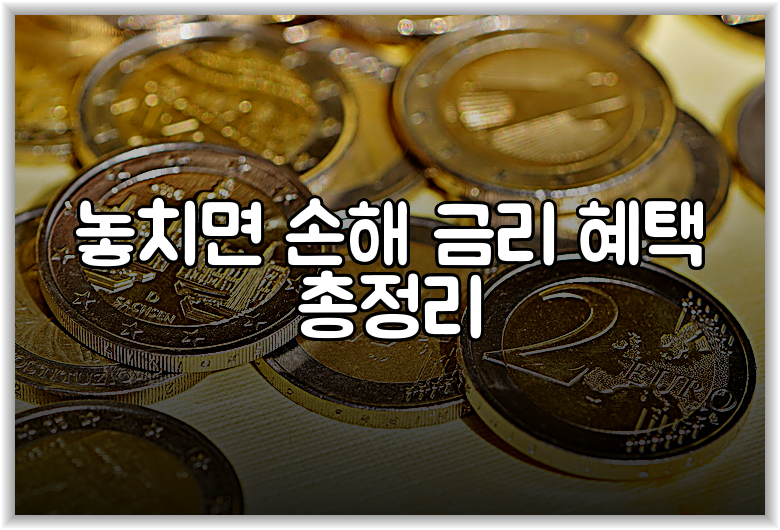 놓치면 손해 금리 혜택 총정리