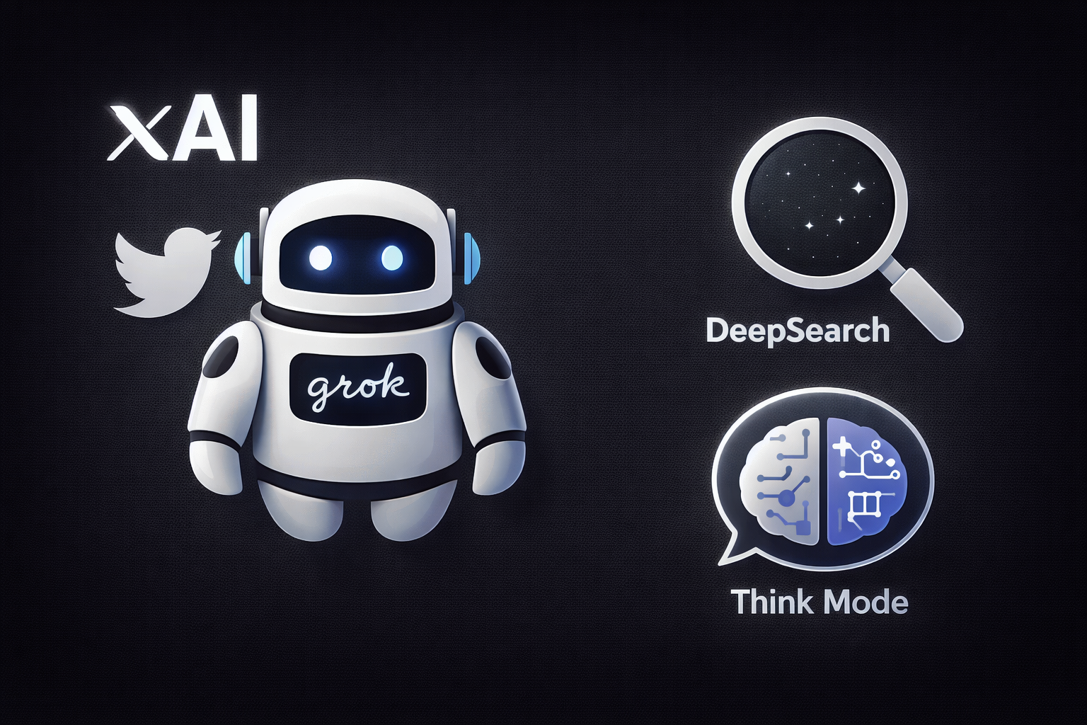 그로크 AI와 심플한 디자인