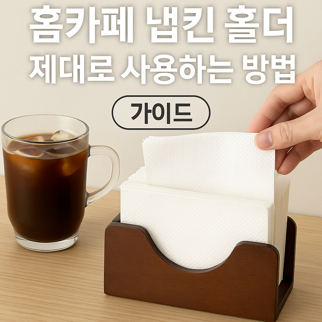 홈카페 냅킨 홀더