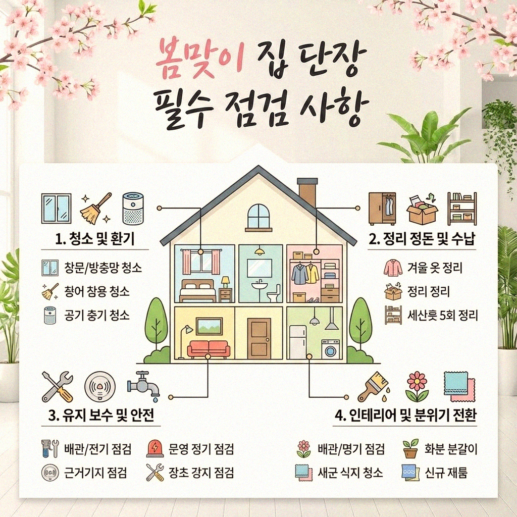 사계절 우리 집 꼼꼼 점검 생활 팁