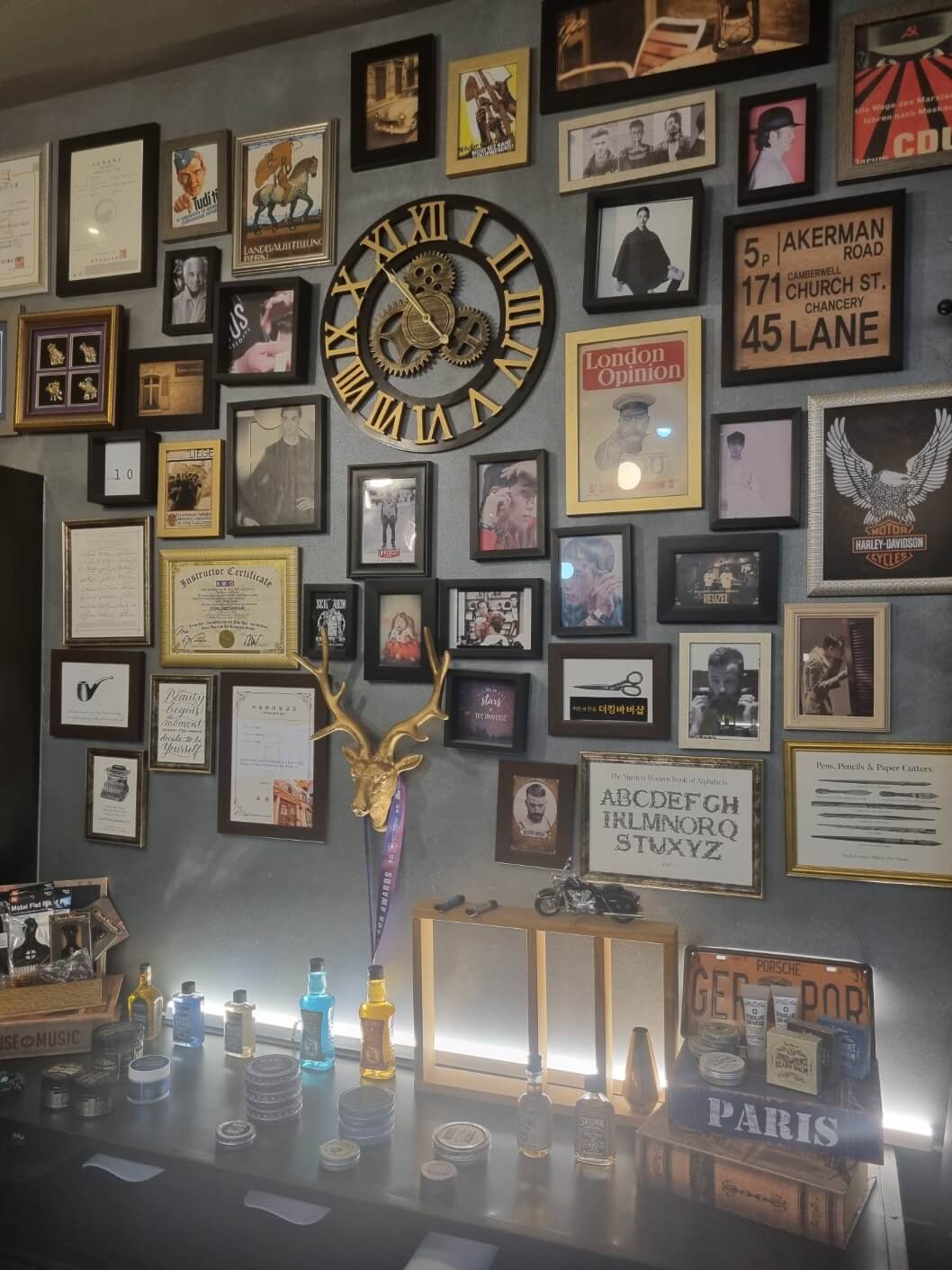 더킹바버샵 동탄점 포마드 추천 내돈내산 내부 방문후기