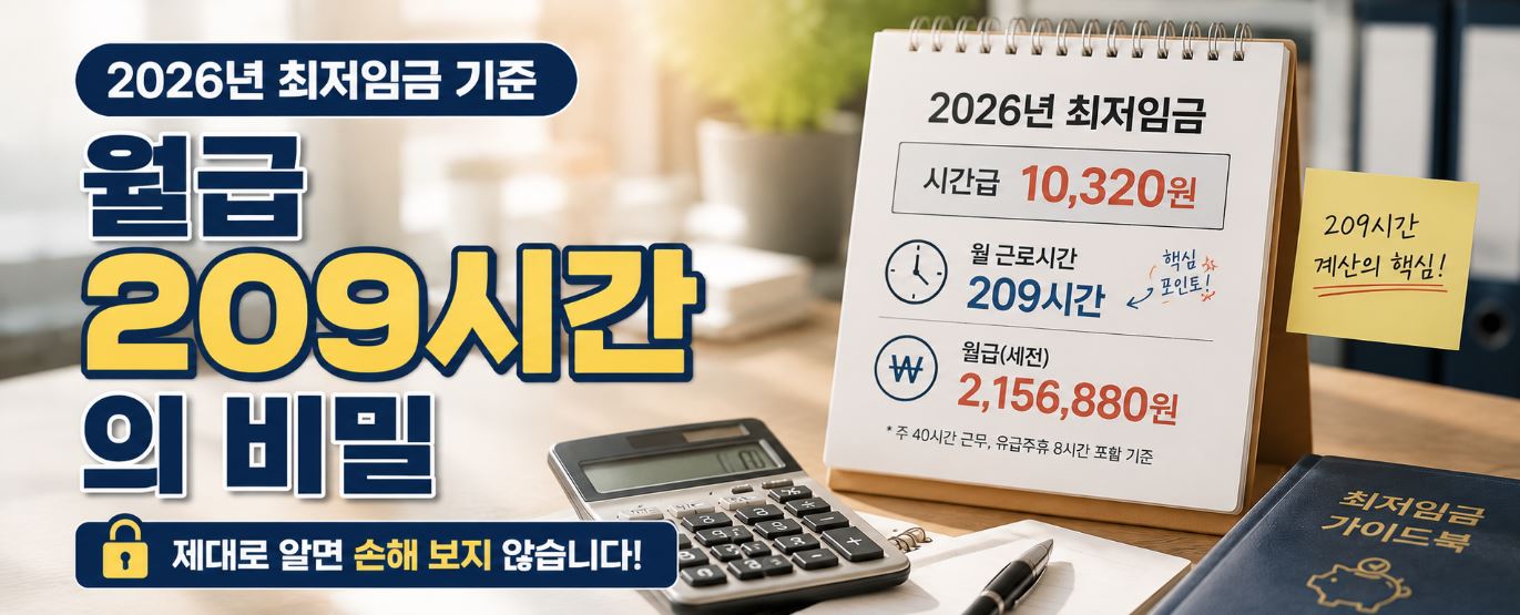 주휴수당 계산법 2026 최신 총정리